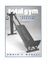 Total Gym 2000 Owner's manual