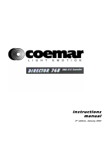 Coemar Director 768 Instructions Manual