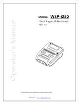 WOOSIM WSP-i250 Operating instructions