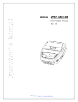 WOOSIM WSP-MC350 Operating instructions