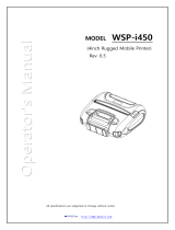 WOOSIM WSP-i450 Operating instructions