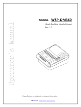 WOOSIM WSP-DM360 Operating instructions