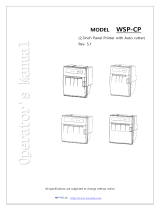 WOOSIM WSP-CP361/381 Operating instructions