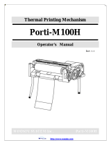 WOOSIM Porti-M100H Operating instructions