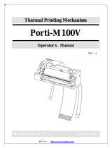 WOOSIM Porti-M100V Operating instructions