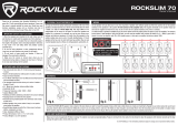 Rockville Rock Slim 70W Owner's manual