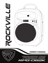 Rockville RPG082K Owner's manual