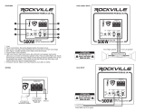 Rockville RVB12.1A Owner's manual