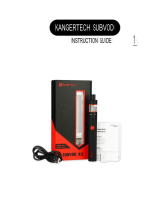KangerTech Subvod Kit User manual