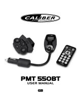 Caliber PMT550BT Owner's manual