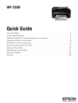 Epson WorkForce WF-2530 User guide