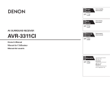 Denon AirPlay AVR-3311CI Owner's manual