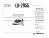 Kenwood KD-1600 Owner's manual