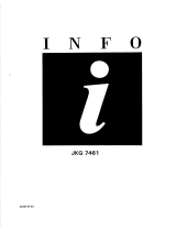 Juno JKG7461 Owner's manual