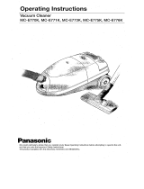 Panasonic MCE771 Owner's manual