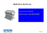 Epson 7800 - Stylus Pro Color Inkjet Printer User manual