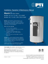 PVI Industries Maxim 3 399-900 MBH Installation guide