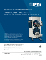 PVI Industries TURBOPOWER 99 Installation guide