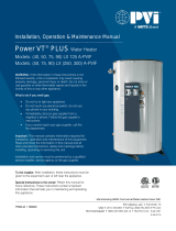 PVI Industries Power VT Plus 399-900 MBH Installation guide