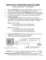 Brigade BC-01 (0077B) User manual