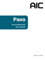 AIC Pavo User manual