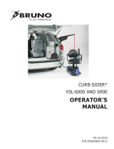 Bruno Curb-Sider VSL-6000 User manual