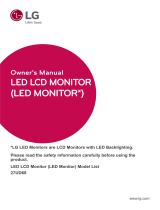 LG 27UD68-W Owner's manual