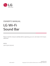 LG SL8Y User manual