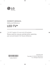 LG 50UN73006LA Owner's manual