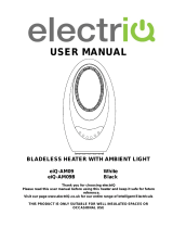 ElectrIQ Bladeless Heater User manual