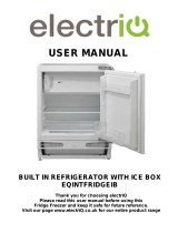ElectrIQ Built In Refrigerator Ice Box User manual