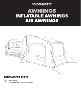 Dometic Rally Air Pro 240 TG AIR Awning User manual