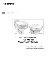 Dometic VacuFlush 500 Series,706 Model Operating instructions