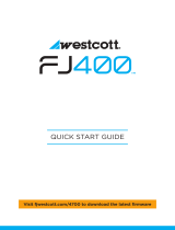 Westcott FJ Wireless Flash 2-Light FJ80 & FJ400 Portable Portrait Kit Quick start guide