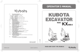 Kubota KX057-4 User manual