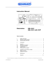 Schaudt Electrobloc EBL 99 K Series User manual