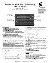 Eberspacher Timer Modulator 401 Owner's manual