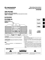 Pioneer XR-P407C Owner's manual