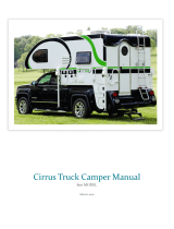 Little Guy cirrus truck camper 800 User manual