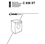 Candy C 836 XT Owner's manual