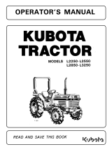 Kubota L3250 Owner's manual