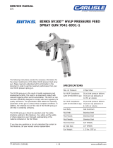 Binks SV100 Spray Gun Series User manual