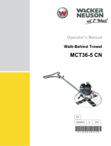 Wacker Neuson MCT36-5 CN User manual