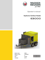 Wacker Neuson E3000 User manual