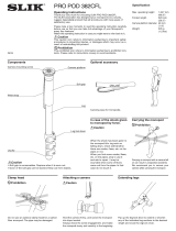 SLIK 618-384 / MONOPOD 382 CFL Owner's manual