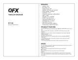 QFX BT-158 User manual