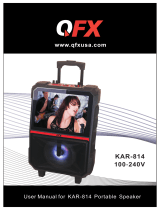 QFX KAR-814 User manual
