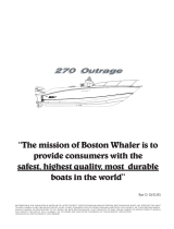 Boston Whaler 270 Outrage Owner's manual