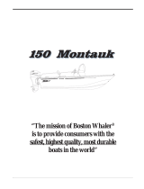 Boston Whaler 150 Montauk Owner's manual