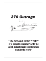 Boston Whaler 270 Outrage Owner's manual